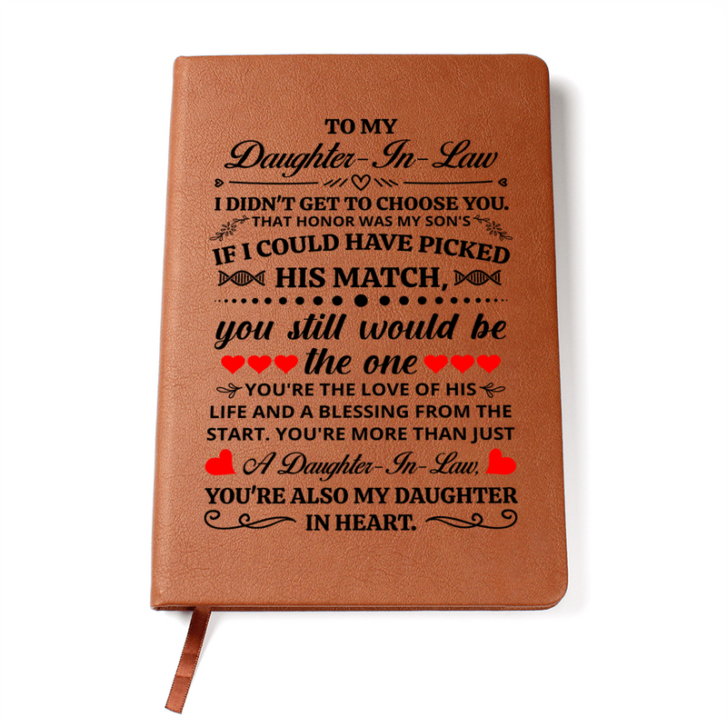 To My Daughter-in-Law Honor – Leather Journal